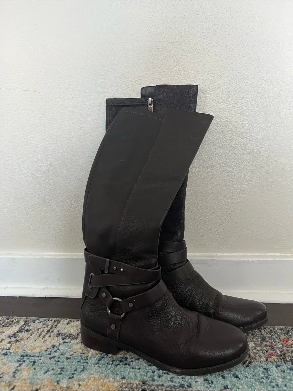 BCBGeneration Brown Harness Style Boots Size 8.5